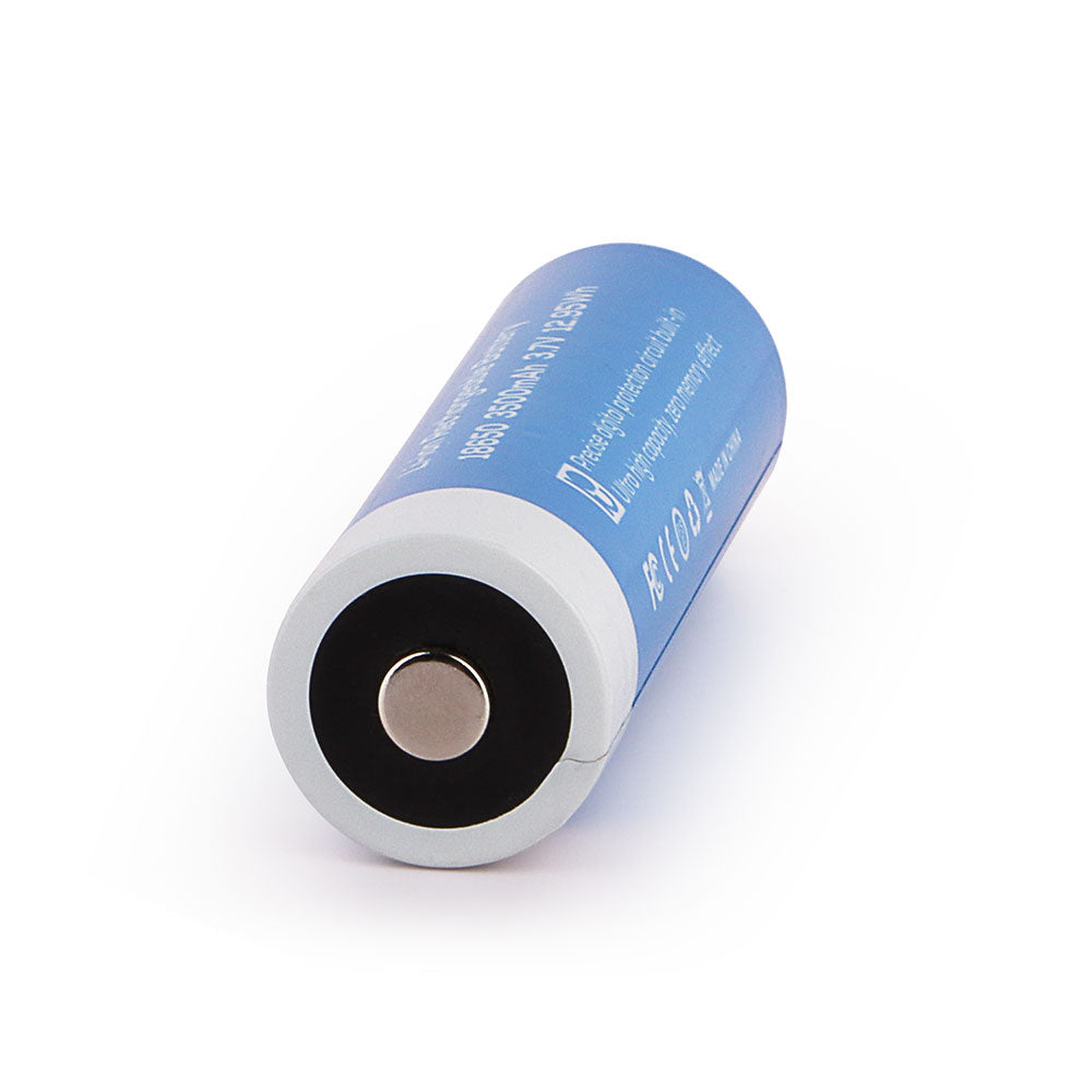 PureUltra 18650 3500mAh 3.7V with PCB Lithium-ion Rechargeable Battery, NippleTop
