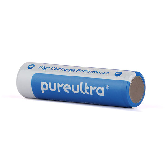 PureUltra 26650 5000mAh 3.7V with PCB Lithium-ion Rechargeable Battery, Flat Top