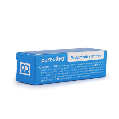 PureUltra 18650 3200mAh 3.7V with PCB Lithium-ion Rechargeable Battery, NippleTop